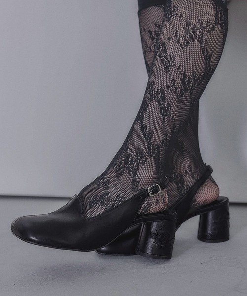 HARE（ハレ）の「シシュウミュールパンプス(HARE)（パンプス・レディース・ブラック・LARGE/MEDIUM）」の16枚目の写真