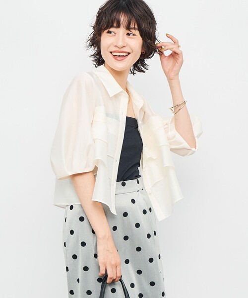 NOLLEY'S プリーツフリルシャツ ポンチョセット NOLLEY'S プリーツ