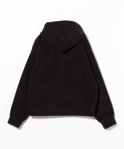 BEAMS(ビームス)の「ワイドショートフィット スライバー フルジップ フーディ(ブルゾン・メンズ・ダークブラウン/ネイビー・XL/L/M/S)」の14枚目の写真