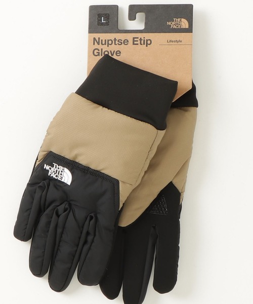 THE NORTH FACE(ザノースフェイス)の「THE NORTH FACE Nuptse Etip Glove / ザ・ノース・フェイス ヌプシ イーチップ グローブ(手袋・メンズ・ブラック/カーキ/カモフラージュ・L/M)」の4枚目の写真