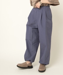 R4360 コットンナイロン2タックパンツ