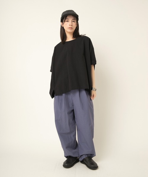 RNA-N(アールエヌエーエヌ)の「R4360 コットンナイロン2タックパンツ(その他パンツ・レディース・ブラック/ブルー/グリーン・FREE)」の12枚目の写真