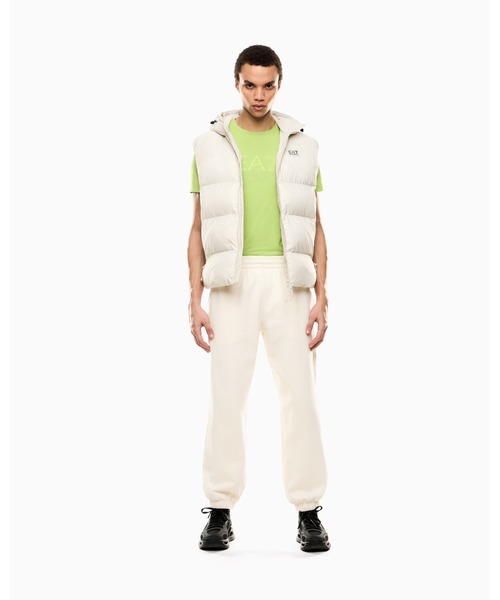 EMPORIO ARMANI EA7（エンポリオアルマーニイーエーセブン）の「【エンポリオ アルマーニ EA7】Visibility ジョガーパンツ コットン混紡（チノパンツ・メンズ・ネイビー/ブラック×ホワイト/オフホワイト・SMALL/MEDIUM/LARGE/X-LARGE/X-SMALL）」の10枚目の写真