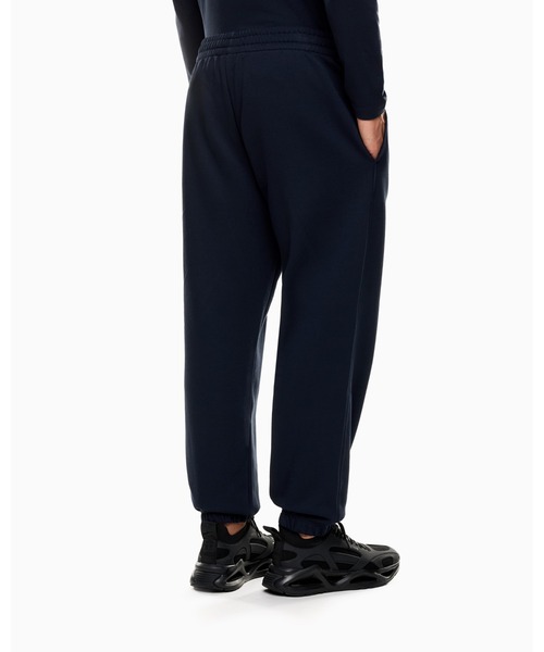 EMPORIO ARMANI EA7（エンポリオアルマーニイーエーセブン）の「【エンポリオ アルマーニ EA7】Visibility ジョガーパンツ コットン混紡（チノパンツ・メンズ・ネイビー/ブラック×ホワイト/オフホワイト・SMALL/MEDIUM/LARGE/X-LARGE/X-SMALL）」の5枚目の写真
