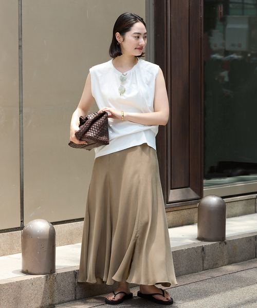 Plageプラージュ Washable Fibril ロングスカート 36 プラージュ Plage 《追加》Washable Fibril ロングスカート