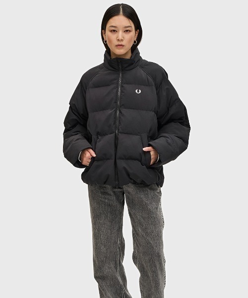 607t*フレッドペリー リバーシブル ダウンジャケット. 中古・古着通販