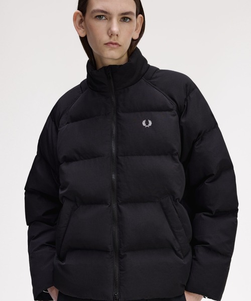フレッドペリー ダウンジャケット ブラック FRED PERRY｜フレッドペリーのジャケット/アウター（ブラック/黒色系