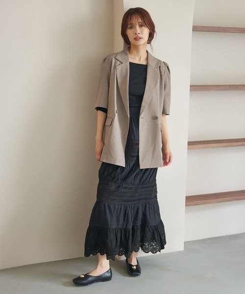 mysty woman（ミスティウーマン）の「メタルチャームバレエ　586670（バレエシューズ・レディース・ボルドー/ブラック・LARGE/MEDIUM）」の9枚目の写真