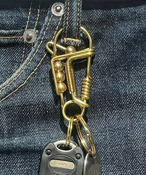 セール】ワイヤーワーク ボールデザイン キーホルダー/カラビナ