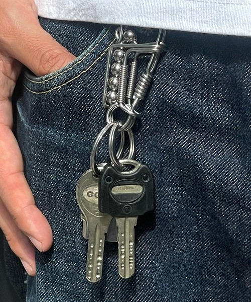 オプション カラビナ キーホルダー Amazon | KAWASAKI (カワサキ) 純正部品 GRN カワサキ カラビナ