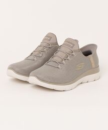 【SKECHERS】スケッチャーズ SLIP-INS:SUMMITS - CLASSY NIGHT(スリップインズ:サミッツ - クラッシーナイト)スリッポンスニーカー ワイドフィット 150128W
