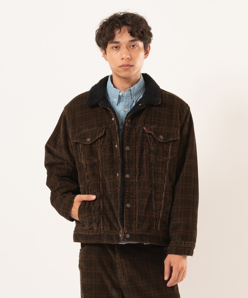 Levi's ブラウンデニムジャケット サイズ44 LEVI'S ブラウン デニムジャケット