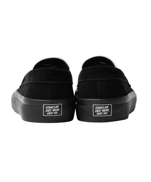 STANCLAN（スタンクラン）の「【STANCLAN】PENNY Suede Black X White（スリッポン・メンズ・ブラック×ホワイト・26.5/27.5/24.5/23.5/27/28/24）」の13枚目の写真