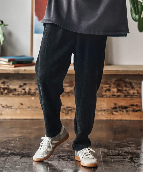 CAMBIO(カンビオ)の「mp13959- Brushed Jacquard Balloon Pants バルーンパンツ(CAM25AW-007)(その他パンツ・メンズ・グレイッシュベージュ/ブラック/チャコール・L/M/S)」の12枚目の写真