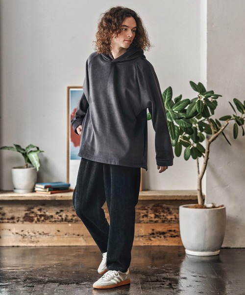 CAMBIO(カンビオ)の「mp13959- Brushed Jacquard Balloon Pants バルーンパンツ(CAM25AW-007)(その他パンツ・メンズ・グレイッシュベージュ/ブラック/チャコール・L/M/S)」の15枚目の写真