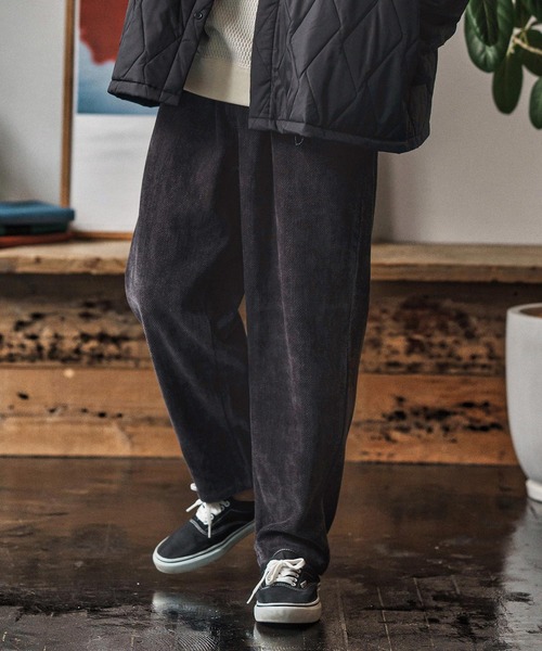 CAMBIO(カンビオ)の「mp13959- Brushed Jacquard Balloon Pants バルーンパンツ(CAM25AW-007)(その他パンツ・メンズ・グレイッシュベージュ/ブラック/チャコール・L/M/S)」の19枚目の写真