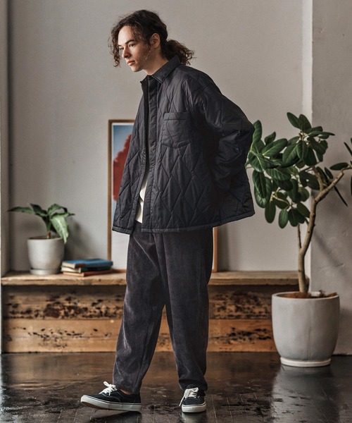 CAMBIO(カンビオ)の「mp13959- Brushed Jacquard Balloon Pants バルーンパンツ(CAM25AW-007)(その他パンツ・メンズ・グレイッシュベージュ/ブラック/チャコール・L/M/S)」の22枚目の写真