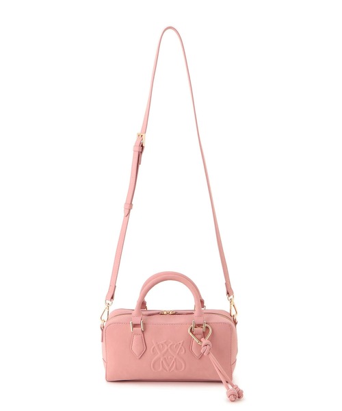 VIS（ビス）の「ロゴスエードミニボストンバッグ/2WAY（ボストンバッグ・レディース・ブラウン/ベージュ系その他/ピンク・FREE）」の10枚目の写真