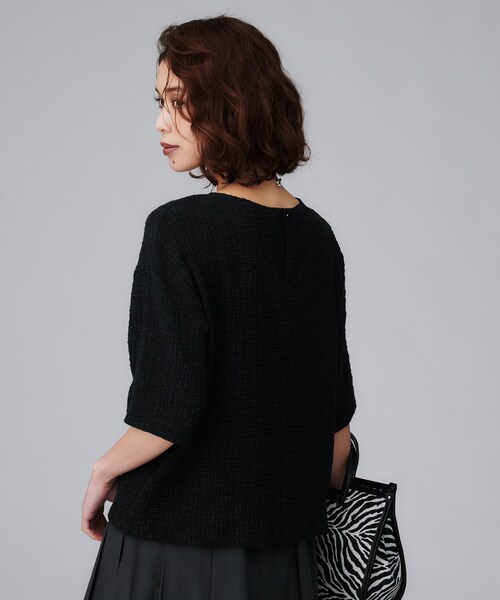 セール】【五分袖/ジャージトップス】スラブカールマイヤープル