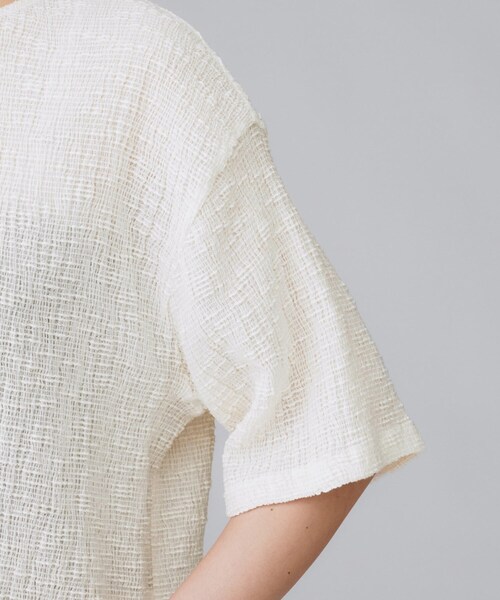 セール】【五分袖/ジャージトップス】スラブカールマイヤープル