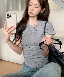 Doula Doula | クルーネックドットTシャツ(Tシャツ/カットソー)