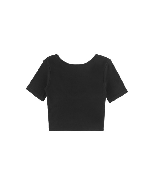 Wellness Back Adjuster Rib Top /バックオープンT（Tシャツ
