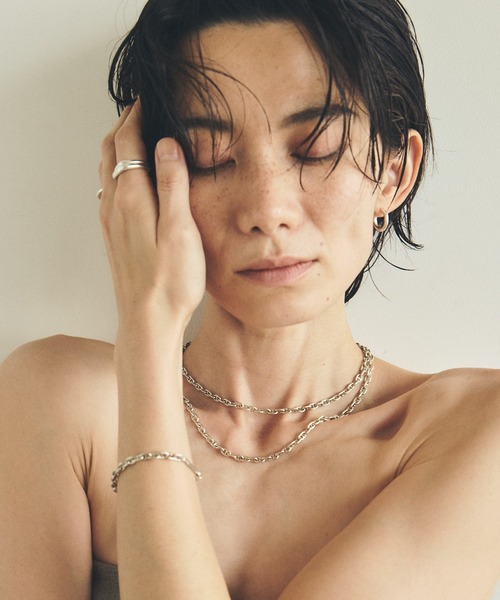 TEN.（テン）の「SILVER925 マリーナチェーンネックレス -S-（ネックレス・レディース・シルバー・FREE）」の5枚目の写真