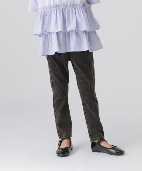 GLOBAL WORK（グローバルワーク）の「スゴラクストレッチスリムパンツ/T/575739（デニムパンツ・キッズ・ブラック系9/ブルー/ブラック系その他・100cm/110cm/120cm）」の2枚目の写真