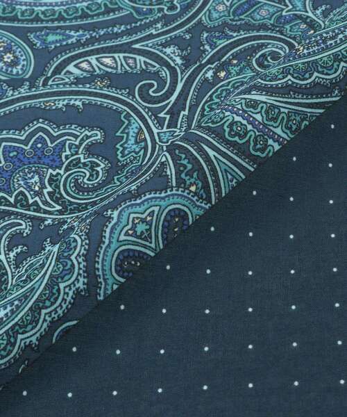 TAKEO KIKUCHI（タケオキクチ）の「パターンブロッキング プリントハンカチ（ハンカチ/ハンドタオル・メンズ・ブラウン系その他2/ベージュ系その他3/ネイビー系・00）」の6枚目の写真