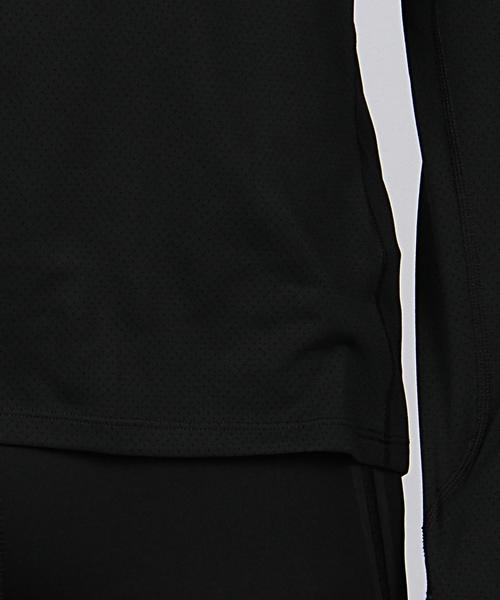 NIKE（ナイキ）の「NIKE（ナイキ）DRI-FIT コントアー L/S トップ（Tシャツ/カットソー・メンズ・ブラック・MEDIUM/LARGE/X-LARGE/SMALL）」の8枚目の写真