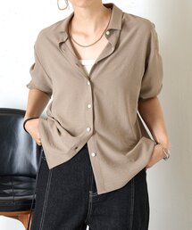 Jena espace merveilleux | トロミバッククロスシャツ(シャツ/ブラウス)