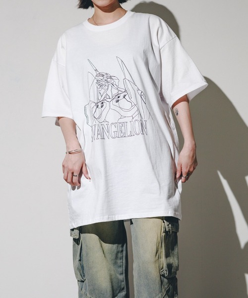 FRUIT OF THE LOOM(フルーツオブザルーム)の「『EVANGELION x FRUIT OF THE LOOM』6oz 刺繍 T(Tシャツ/カットソー・メンズ・ホワイト系その他/ホワイト/ブラック/ブラック系その他・X-LARGE)」の19枚目の写真