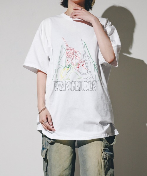 FRUIT OF THE LOOM(フルーツオブザルーム)の「『EVANGELION x FRUIT OF THE LOOM』6oz 刺繍 T(Tシャツ/カットソー・メンズ・ホワイト系その他/ホワイト/ブラック/ブラック系その他・X-LARGE)」の11枚目の写真