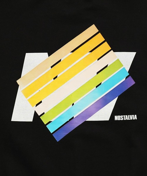 NOSTALVIA(ノスタルヴィア)の「NOSTALVIA ノスタルヴィア New Star Wall Graphic / ニュースターウォールグラフィック 裏毛 スウェット プルオーバー(パーカー・メンズ・杢グレー/ブラック/ホワイト・SMALL/MEDIUM/LARGE/X-LARGE)」の5枚目の写真