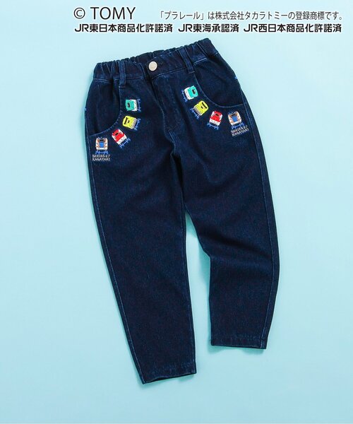 BIT'Z（ビッツ）の「【コラボ】プラレール刺繍入りパンツ（その他パンツ・キッズ・ブラック/ブルー・90/100/110/120/80/95）」の2枚目の写真