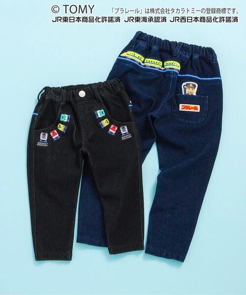 BIT'Z（ビッツ）の「【コラボ】プラレール刺繍入りパンツ（その他パンツ・キッズ・ブラック/ブルー・90/100/110/120/80/95）」の3枚目の写真
