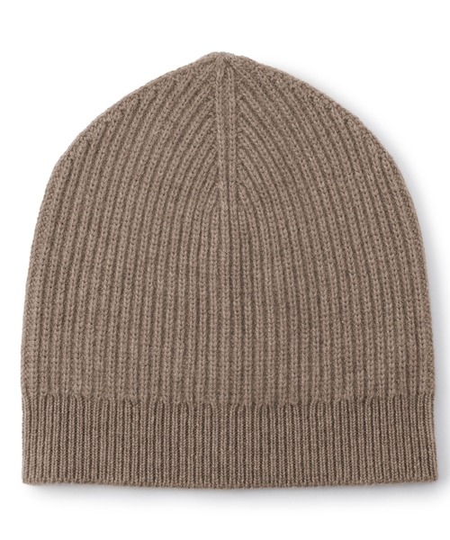 MUJI Labo〕自然のまんまの色 カシミヤニットキャップ（キャップ