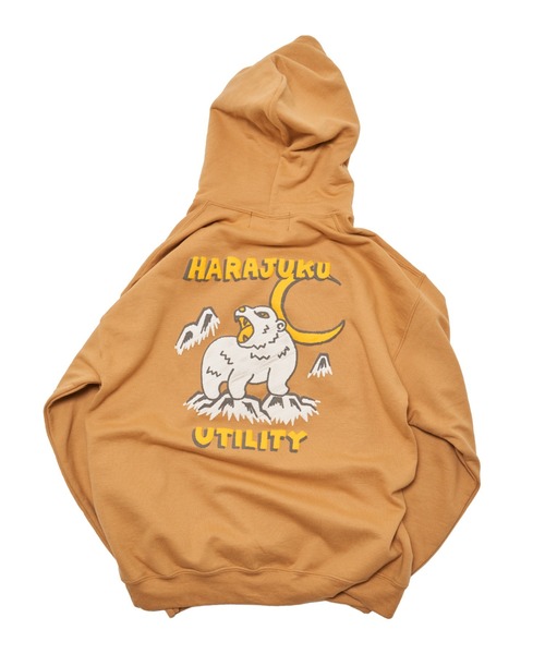 EFFECTEN(エフェクテン)の「【EFFECTEN】 Suka pullover hoodie(パーカー・メンズ・キャメル/ブラック・MEDIUM/LARGE/X-LARGE)」の5枚目の写真