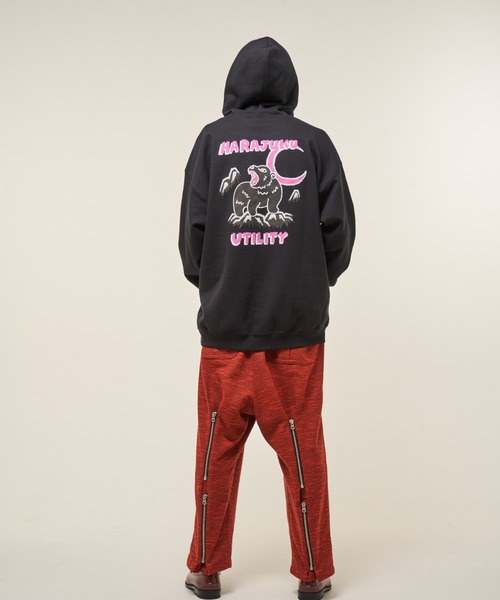 EFFECTEN(エフェクテン)の「【EFFECTEN】 Suka pullover hoodie(パーカー・メンズ・キャメル/ブラック・MEDIUM/LARGE/X-LARGE)」の9枚目の写真