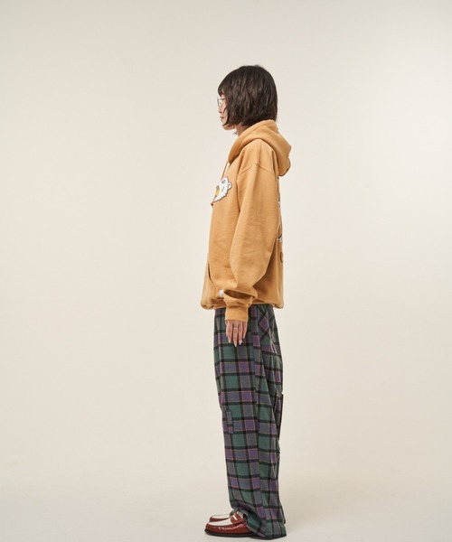 EFFECTEN(エフェクテン)の「【EFFECTEN】 Suka pullover hoodie(パーカー・メンズ・キャメル/ブラック・MEDIUM/LARGE/X-LARGE)」の10枚目の写真