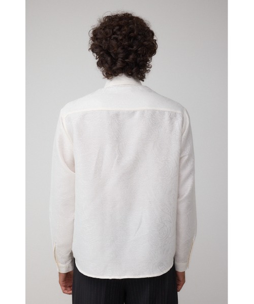 AZUL by moussy(アズールバイマウジー)の「ジャガード総柄シャツ(シャツ/ブラウス・メンズ・ブラック/ホワイト・MEDIUM/LARGE)」の7枚目の写真