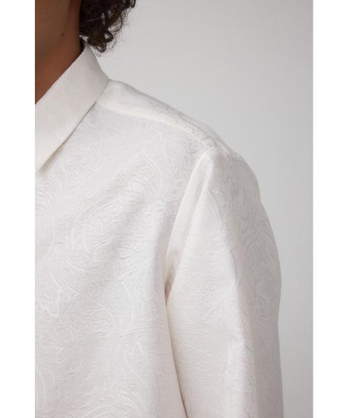 AZUL by moussy(アズールバイマウジー)の「ジャガード総柄シャツ(シャツ/ブラウス・メンズ・ブラック/ホワイト・MEDIUM/LARGE)」の9枚目の写真