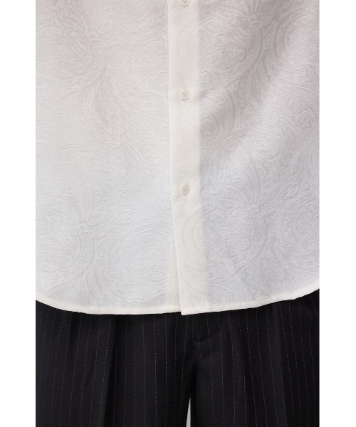 AZUL by moussy(アズールバイマウジー)の「ジャガード総柄シャツ(シャツ/ブラウス・メンズ・ブラック/ホワイト・MEDIUM/LARGE)」の11枚目の写真