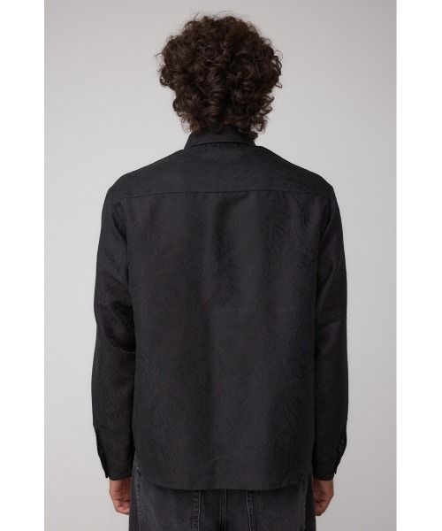 AZUL by moussy(アズールバイマウジー)の「ジャガード総柄シャツ(シャツ/ブラウス・メンズ・ブラック/ホワイト・MEDIUM/LARGE)」の17枚目の写真
