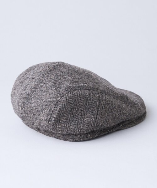 WHIMSIC(ウィムジック)の「【UNISEX】ヘリンボーンハンチングキャップ(ハット・レディース・チャコールグレー/グレー/ブラウン・FREE)」の8枚目の写真