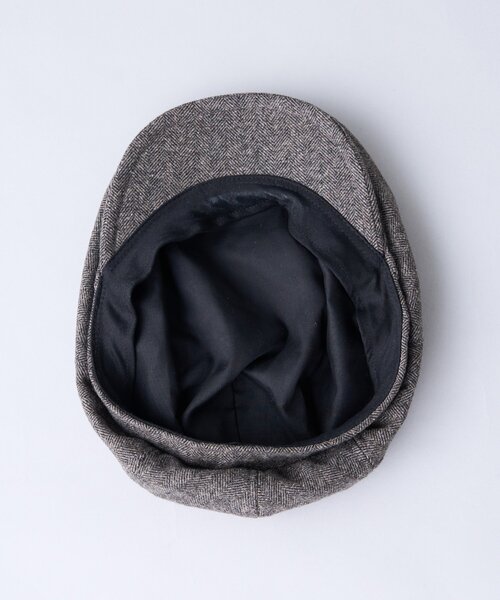 WHIMSIC(ウィムジック)の「【UNISEX】ヘリンボーンハンチングキャップ(ハット・レディース・チャコールグレー/グレー/ブラウン・FREE)」の10枚目の写真