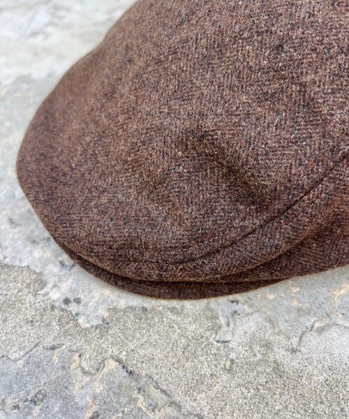 WHIMSIC(ウィムジック)の「【UNISEX】ヘリンボーンハンチングキャップ(ハット・レディース・チャコールグレー/グレー/ブラウン・FREE)」の12枚目の写真