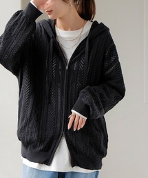 HUG.U（ハグユー）の「綿100% 素肌感覚パーカー（パーカー）」