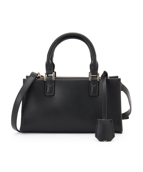 couture brooch(クチュールブローチ)の「アソートスクエアショルダーバッグ(ショルダーバッグ・レディース・ダークブラウン系1/ダークブラウン/ブラック・00)」の2枚目の写真