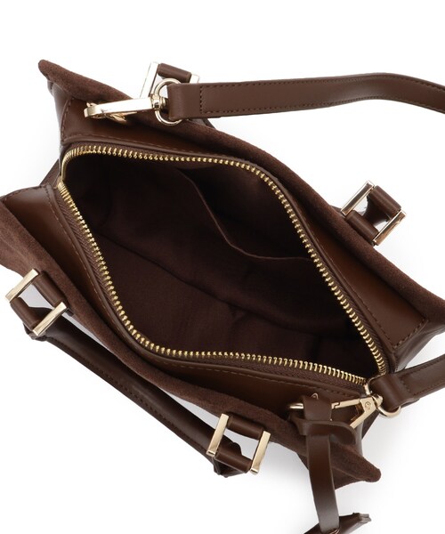 couture brooch(クチュールブローチ)の「アソートスクエアショルダーバッグ(ショルダーバッグ・レディース・ダークブラウン系1/ダークブラウン/ブラック・00)」の10枚目の写真